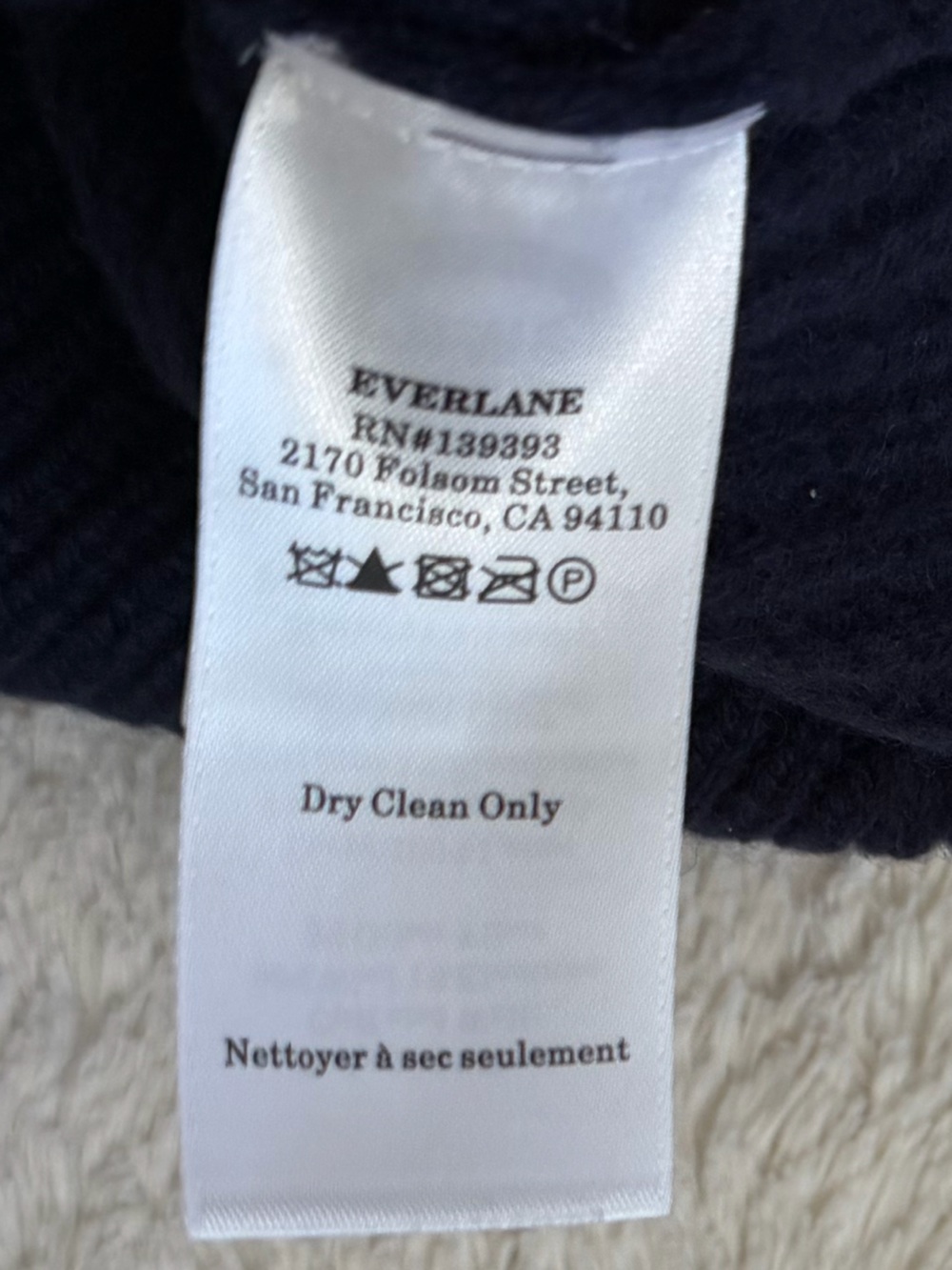 Everlane the Half Zip Sweater in Luxe Merino NWT - Picture 11 of 12